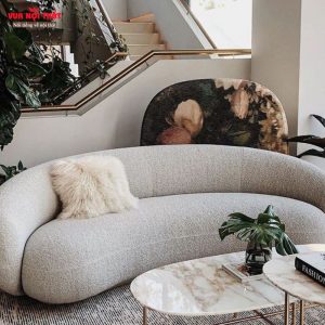 Ghế sofa cong Bắc Âu đẹp GSF01