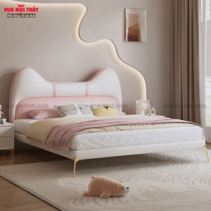 Lý do nên mua giường ngủ màu hồng đẹp GN01 cho bé