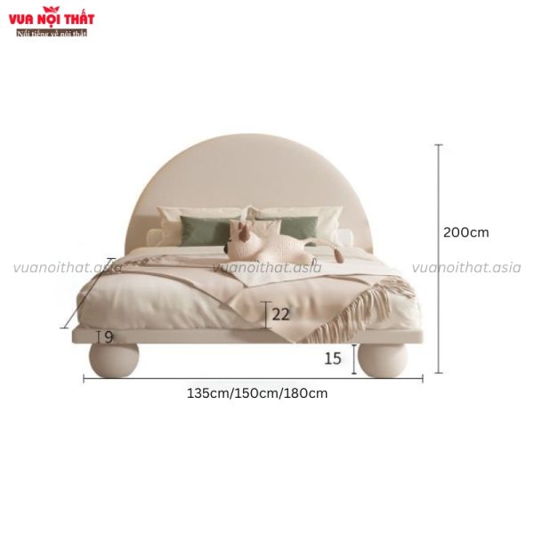 Kích thước bàn đầu giường đa năng hình thỏ TTT96