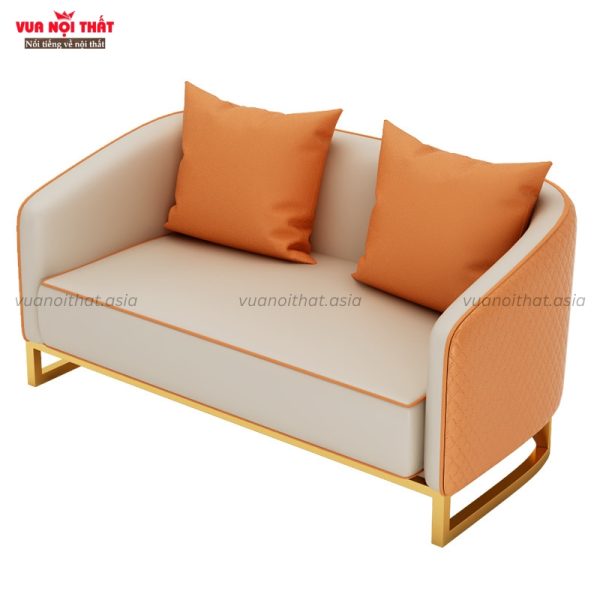 Ghế sofa đôi màu cam BSF36