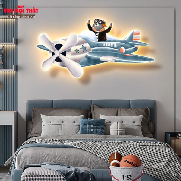 Tranh đèn 3D hoạt hình trang trí phòng ngủ TT71