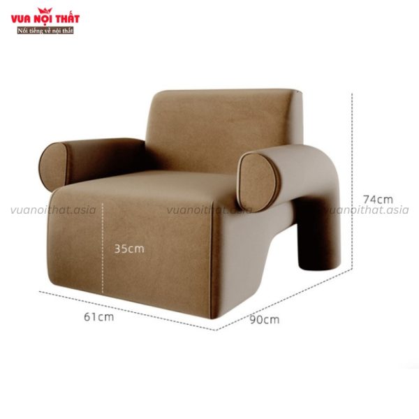 Kích thước ghế sofa đơn sang trọng GL28