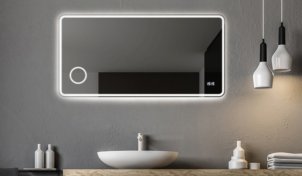 Gương tích hợp đèn LED mang đến cho không gian phòng tắm sự hiện đại & sang trọng 