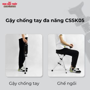 Đặc điểm của gậy chống tay kiêm ghế ngồi CSSK05