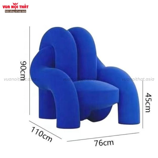 Kích thước của ghế sofa đơn thư giãn tại phòng chờ sang trọng GL36