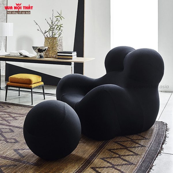 Ghế lười Big Mama Chair GL34 màu đen tinh khiết