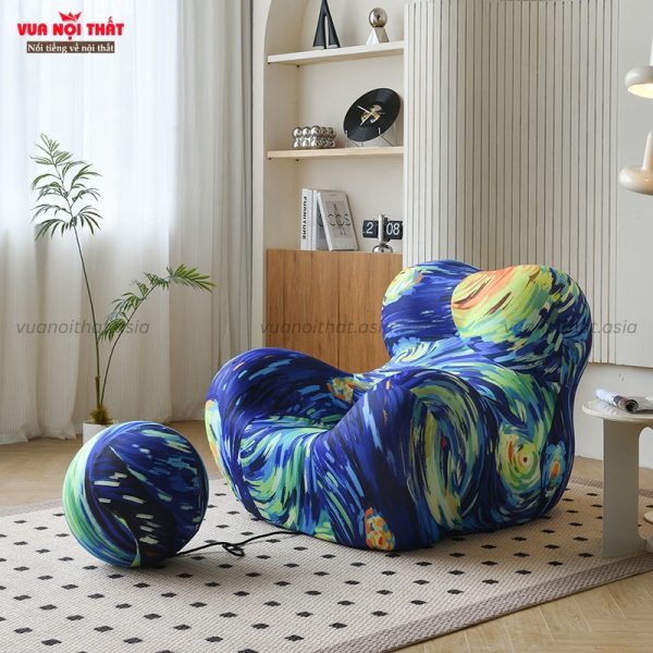 Ghế lười Big Mama Chair GL34 màu bầu trời đầy sao