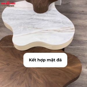 Giá bàn sofa gỗ nguyên khối nhập khẩu BSF67