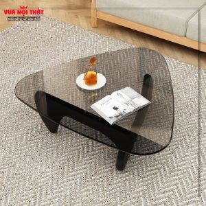 Bàn sofa mặt kính hình tam giác BSF61