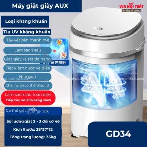 Máy giặt giày thể thao AUX GD34 loại khử khuẩn