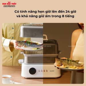 Lợi ích khi sử dụng nồi hấp điện 2 tầng của Đức GD32