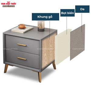 Đặc điểm nổi bật của tủ đầu giường mặt đá TGD09