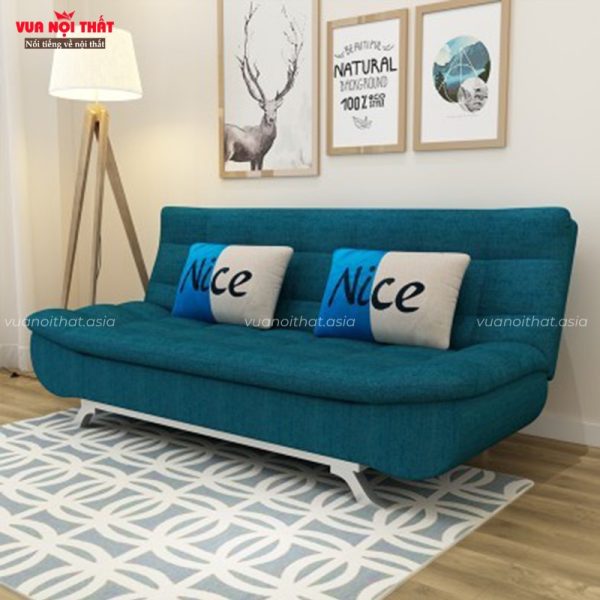 Sofa giường gấp màu xanh đậm