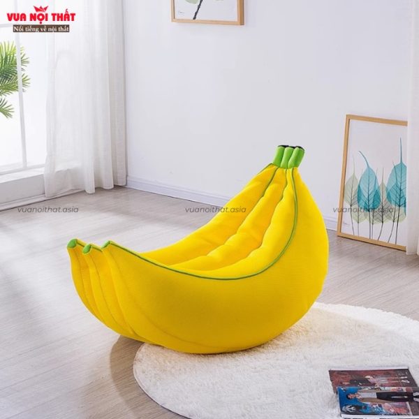 Ghế sofa thư giãn hình quả chuối GL49 có 2 kích thước lớn và nhỏ