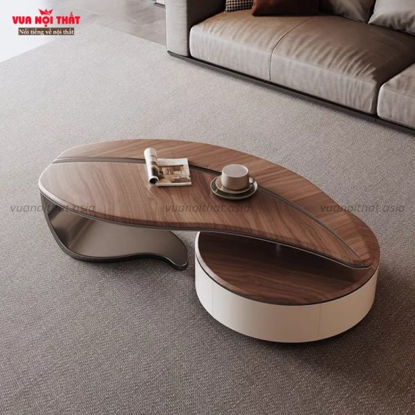 Bàn sofa hình chiếc lá sang trọng BSF58