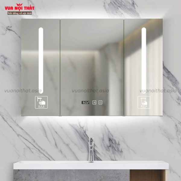 Tủ gương phòng tắm bằng inox TG13