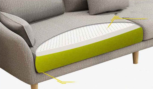 Chất lượng đệm mút không đảm bảo là nguyên nhân khiến ghế sofa bị lún sau 1 thời gian sử dụng