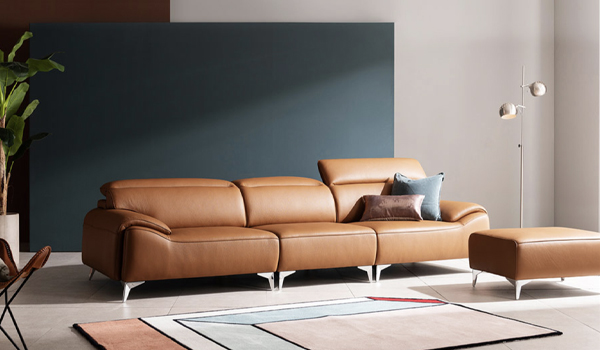 Sofa da nổi bật với ưu điểm dễ dàng vệ sinh lau chùi & khả năng chống thấm nước tốt