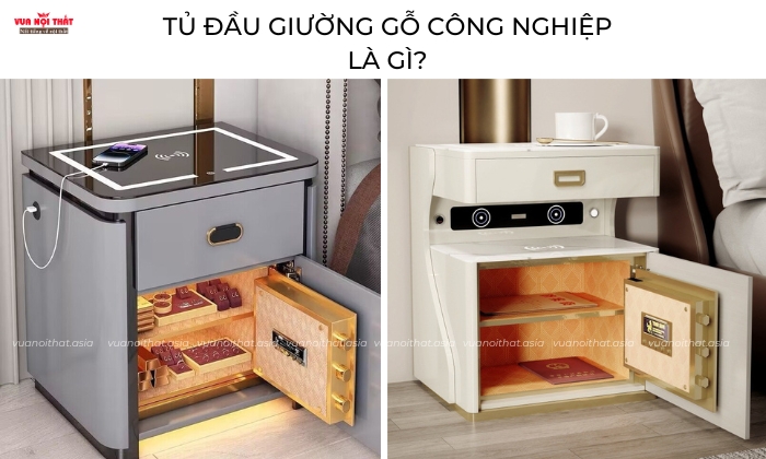 Tủ đầu giường gỗ công nghiệp là gì? Mua ở đâu giá rẻ uy tín tại TPHCM