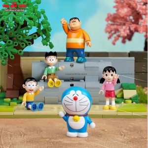 Bộ đồ chơi lắp ráp mô hình lego Doraemon ống xi măng không gian mở MH38