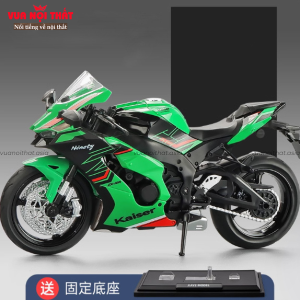 Mô hình xe mô tô Kawasaki ZX-10R tỷ lệ 1:12 MH20 mã 1