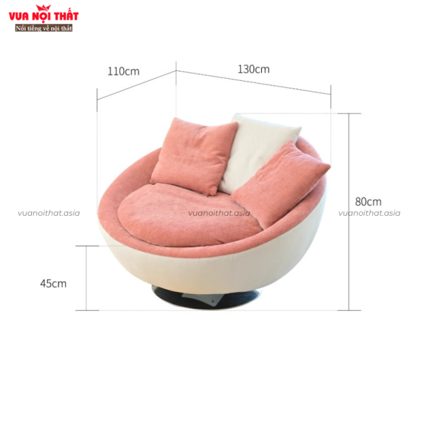 Ghế sofa thư giãn GL53 có đa dạng kích thước