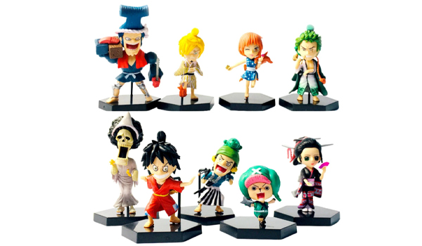 Mô hình các nhân vật trong phim One Piece