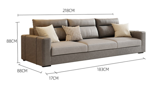 Chọn màu sofa đồng nhất hoặc hài hòa với tone màu chính của phòng khách