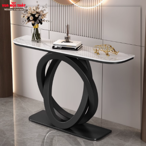 Bàn console trang trí mặt đá cao cấp BTS16
