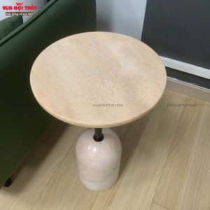 Đặc điểm nổi bật của bàn tròn trang trí chân đá cao cấp BSF94