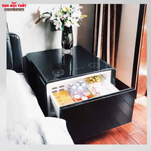 Bàn sofa tích hợp tủ lạnh nhỏ gọn BSF95