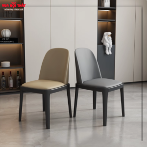 Ghế grace gỗ bọc da cao cấp GA08