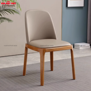 Đặc điểm nổi bật của ghế chân gỗ bọc da giá rẻ GA08