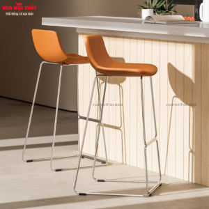 Ghế bar cao cấp GA09 với chân sắt/inox sơn tĩnh điện cao cấp, chắc chắn