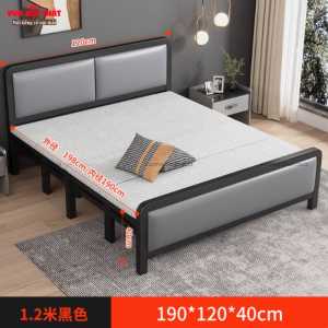 Giường gấp nhỏ gọn GN17 - 120cm - Đen