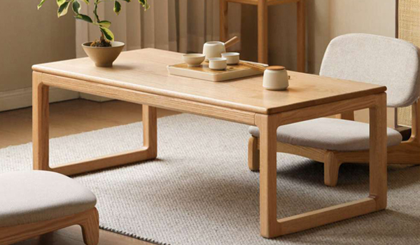 Bàn ăn ngồi bệt được sản xuất từ nhiều chất liệu khác nhau, mang đến đa dạng lựa chọn cho khách hàng