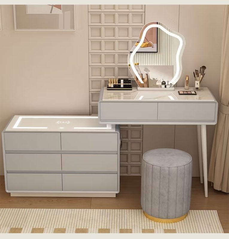 bàn trang điểm sạc không dây