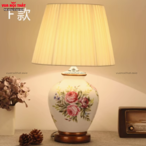 Đèn bàn cổ điển bằng gốm DTT59 mẫu 1