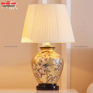 Đèn bàn cổ điển bằng gốm DTT59 mẫu 2