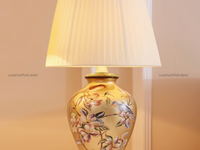 Đèn bàn cổ điển bằng gốm DTT59 mẫu 2