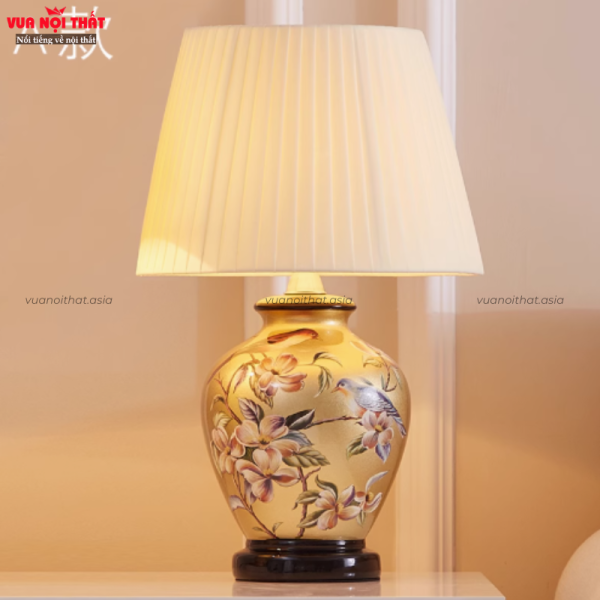 Đèn bàn cổ điển bằng gốm DTT59 mẫu 2