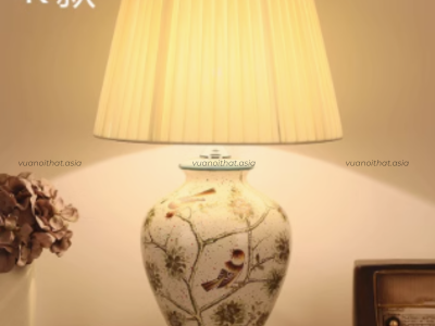 Đèn bàn cổ điển bằng gốm DTT59 mẫu 3