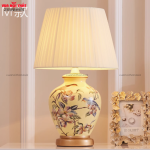 Đèn bàn cổ điển bằng gốm DTT59 mẫu 4