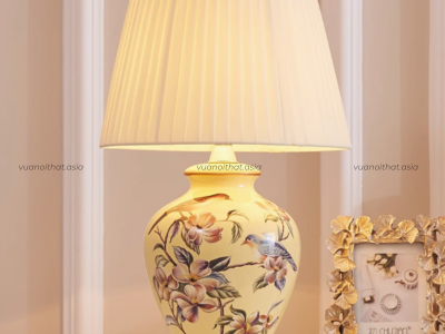 Đèn bàn cổ điển bằng gốm DTT59 mẫu 4
