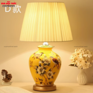Đèn bàn cổ điển bằng gốm DTT59 mẫu 5