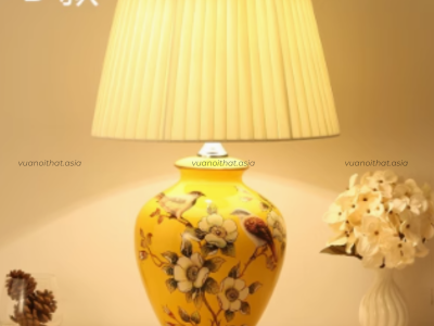 Đèn bàn cổ điển bằng gốm DTT59 mẫu 5