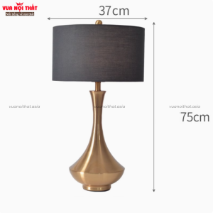 Đèn bàn phòng ngủ kiểu Mỹ DTT61 - Vàng lớn