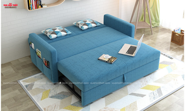 Ghế giường tích hợp 2 tính năng vừa là ghế sofa, vừa là giường nằm