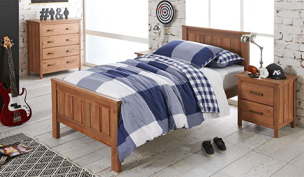 Giường 1m2 gỗ công nghiệp có giá thành rẻ hơn gỗ tự nhiên