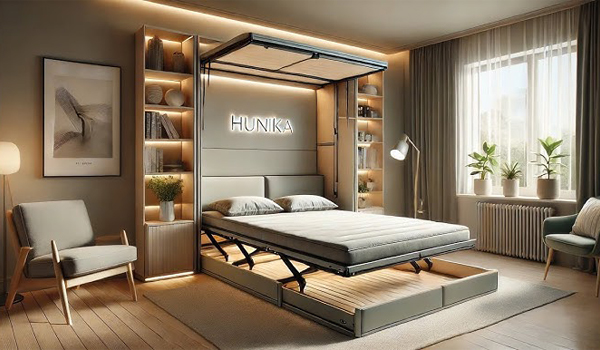 Giường gấp giúp tối ưu hoá không gian sống hiệu quả